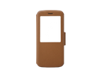 Leather case With Flap brown